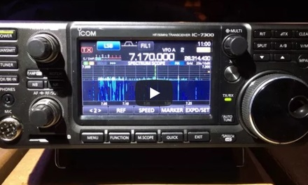 Icom IC-7300 first impressions from AB4BJ